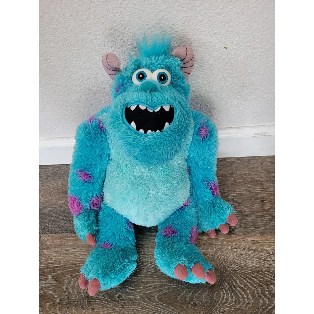 Disney Pixar Monsters Inc Sulley‎ Plush Hallmark Blue Shaggy Monster Toy #5